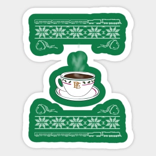 Polar express hot chocolate Sticker